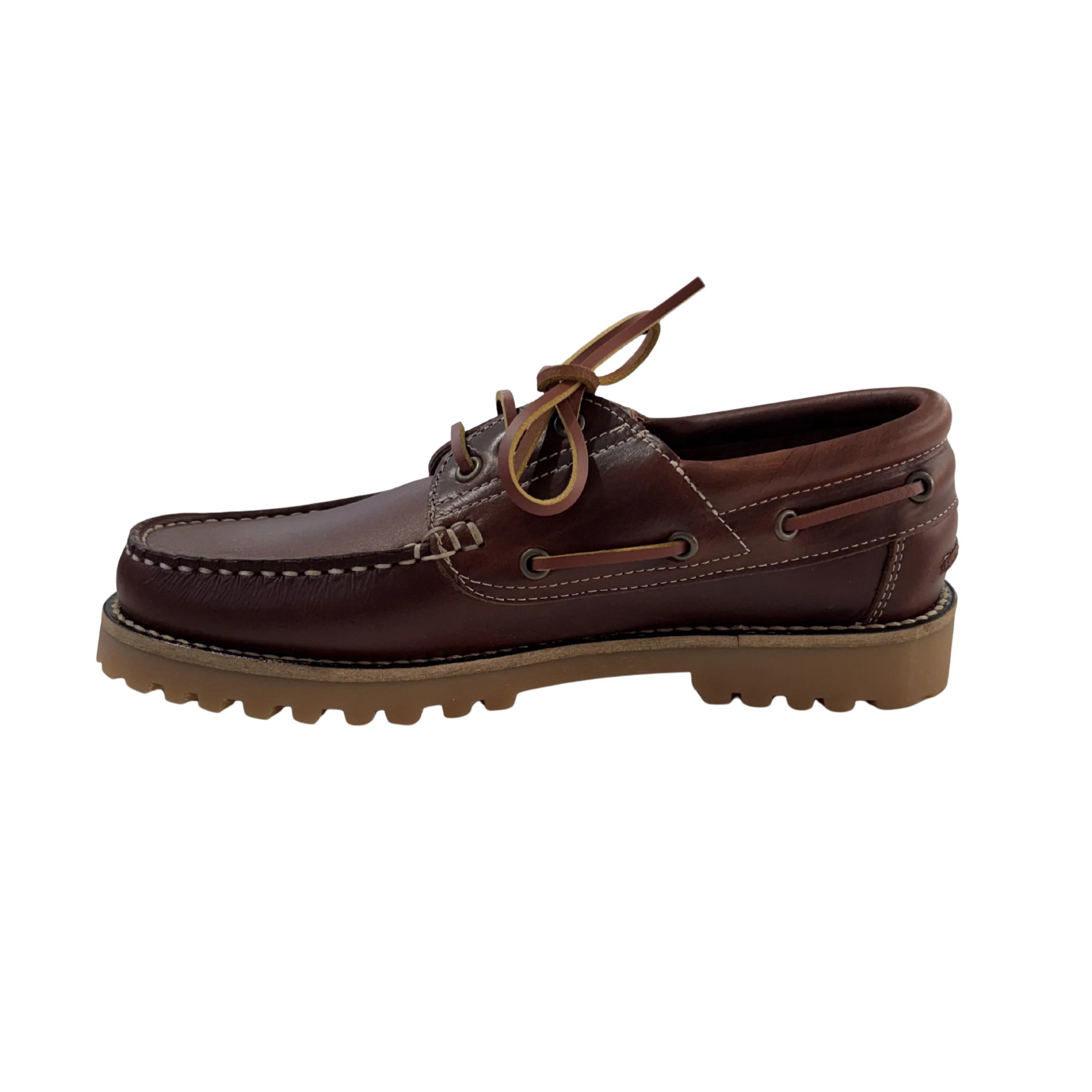 NÁUTICOS CLÁSICOS BENAVENTE UNISEX  CORDONES PIEL PULL CAMEL - Image 5