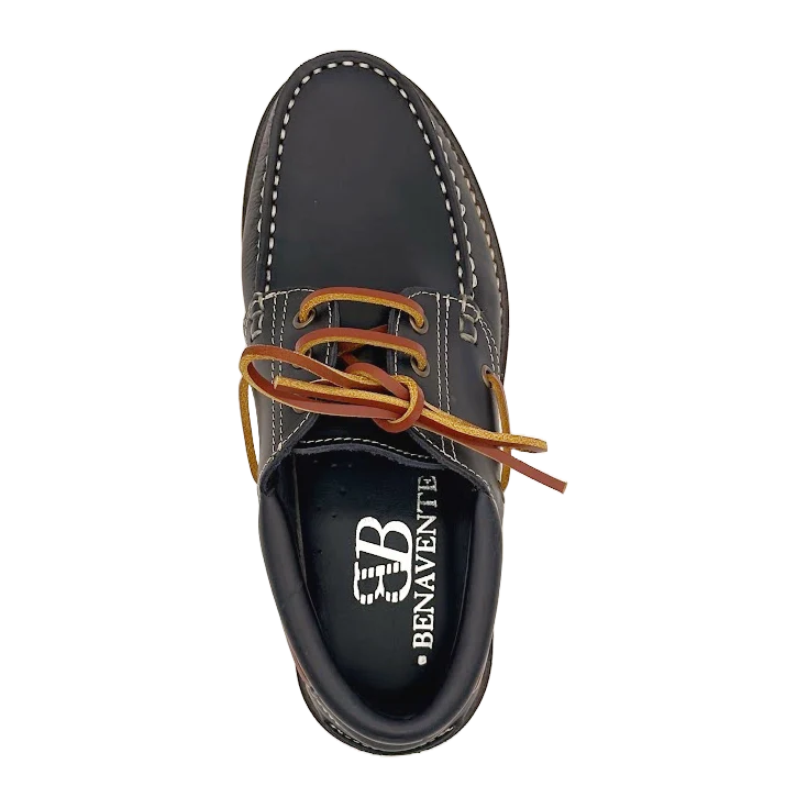 NÁUTICOS CLÁSICOS BENAVENTE UNISEX CORDONES PIEL PULL MARINO - Image 7