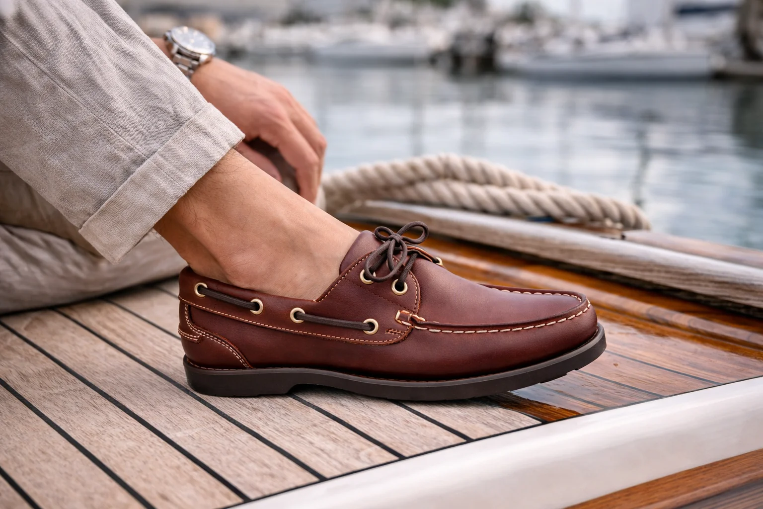 HOMBRE NÁUTICOS 20 BLUCHER PULL MARRON 205 - Image 2