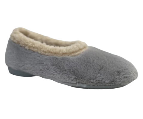 MUJER ZAPATILLAS DE ESTAR POR CASA 23103 AITANA GRIS - Image 2