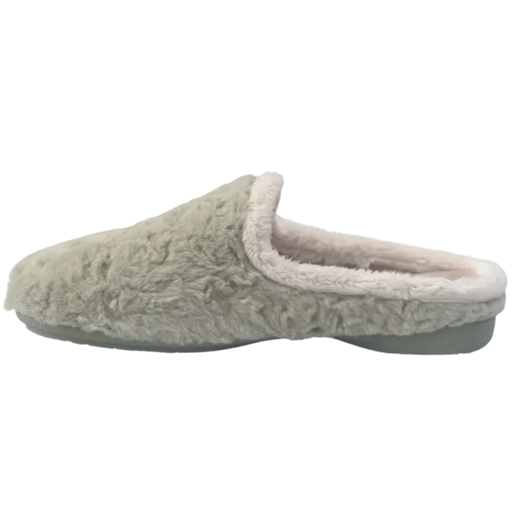 MUJER ZAPATILLAS DE ESTAR POR CASA 24100 NUBES KAKI - Image 3