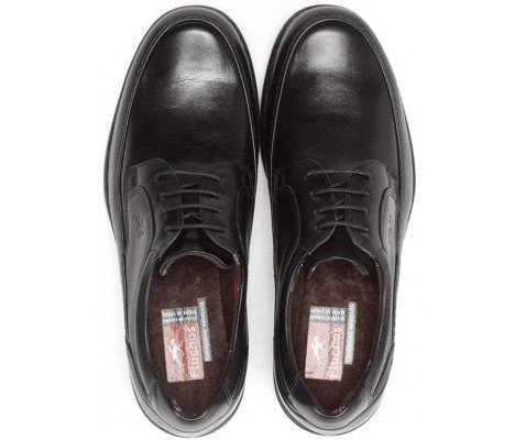 HOMBRE PIEL COMODO CORDONES AVE LUCA NEGRO - Image 3