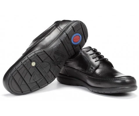 HOMBRE PIEL COMODO CORDONES AVE LUCA NEGRO - Image 4