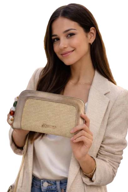 ACCESORIO BOLSO DIARIO COTTON CHAMPAGNE