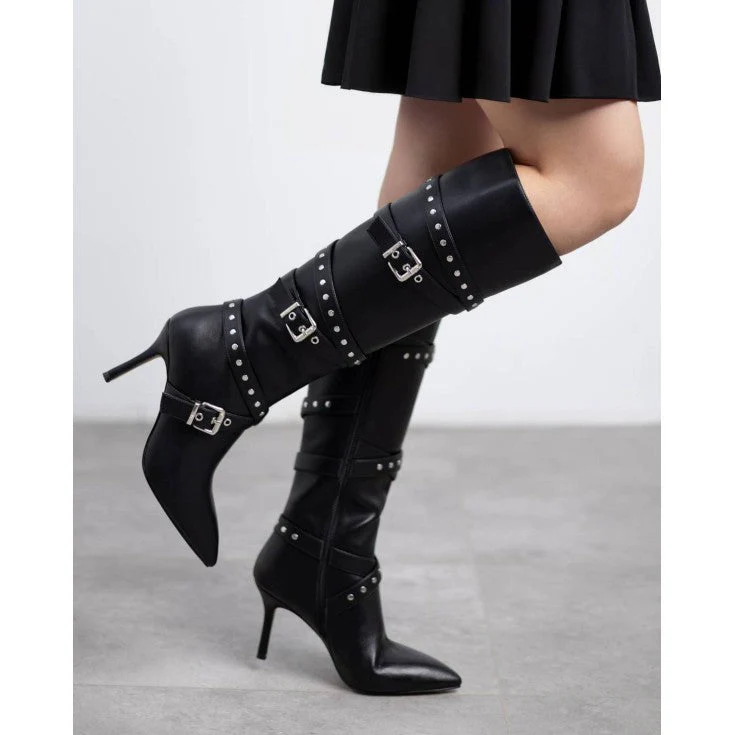 MUJER BOTA TACON FINO CORCEGA XTI NEGRO - Image 5