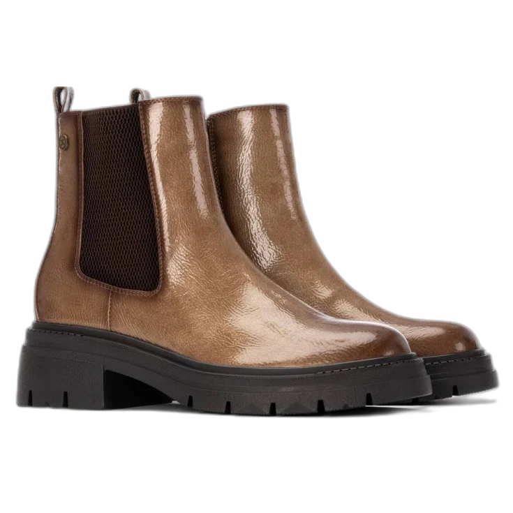 MUJER BOTIN PLANO MONACO BEIGE - Image 4