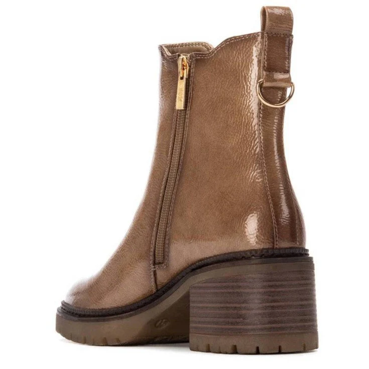 MUJER BOTIN TACON MEDIO ESTOCOLMO BEIGE - Image 5