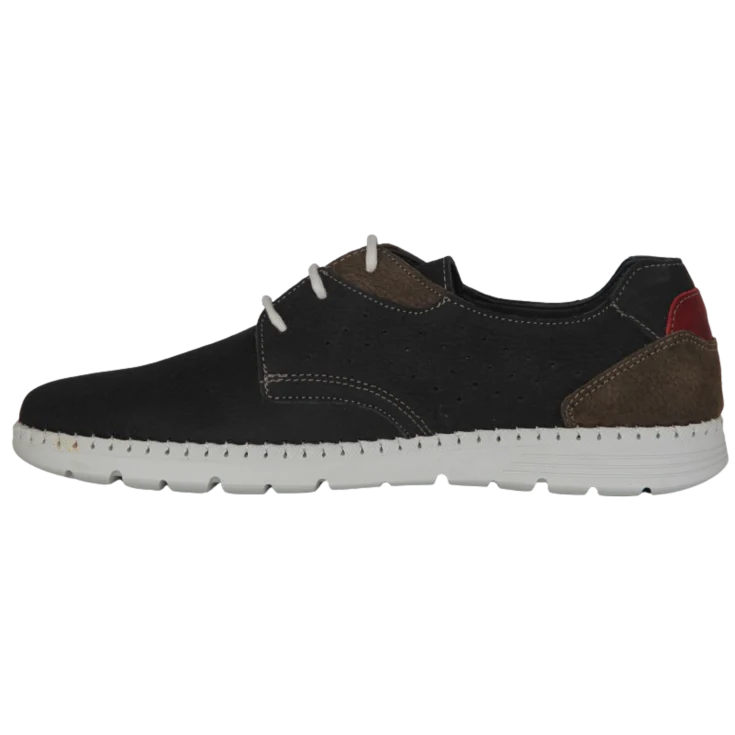 HOMBRE CASUAL ZAPATOS DARI NOBUCK MARINO - Image 3
