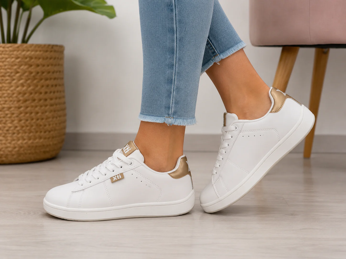 MUJER DEPORTIVA ZAPATO C. ORO - Image 2