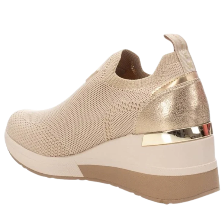 MUJER DEPORTIVA ZAPATO TEXTIL BEIGE 143718 - Image 3