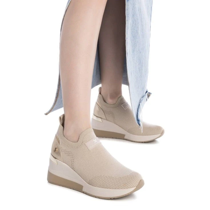 MUJER DEPORTIVA ZAPATO TEXTIL BEIGE 143718 - Image 5
