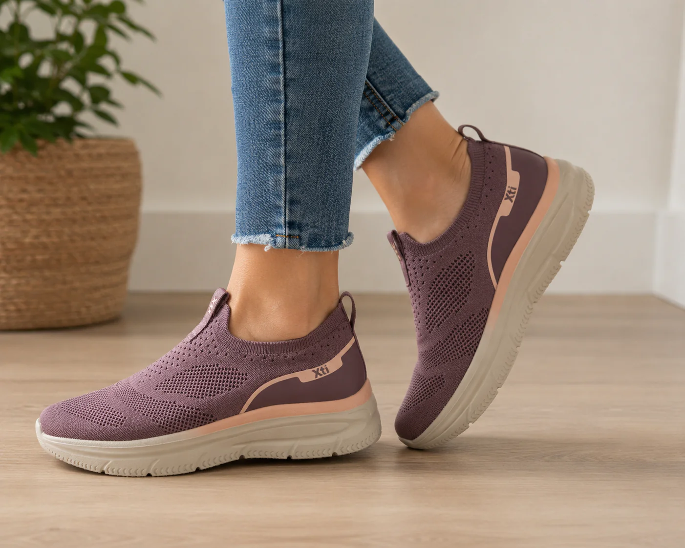 MUJER DEPORTIVA ZAPATO TEXTIL LILA - Image 2
