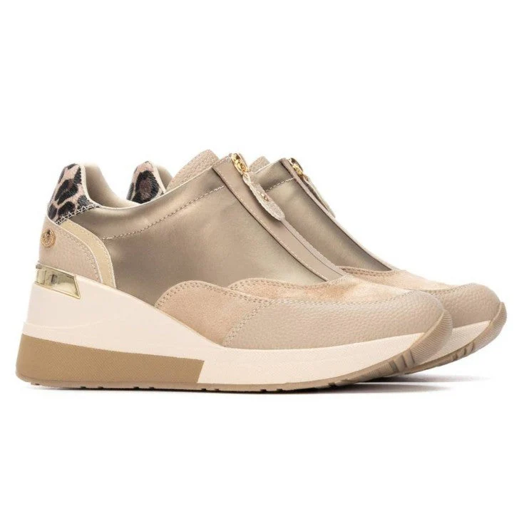 MUJER DEPORTIVA CUÑA BEIGE - Image 3
