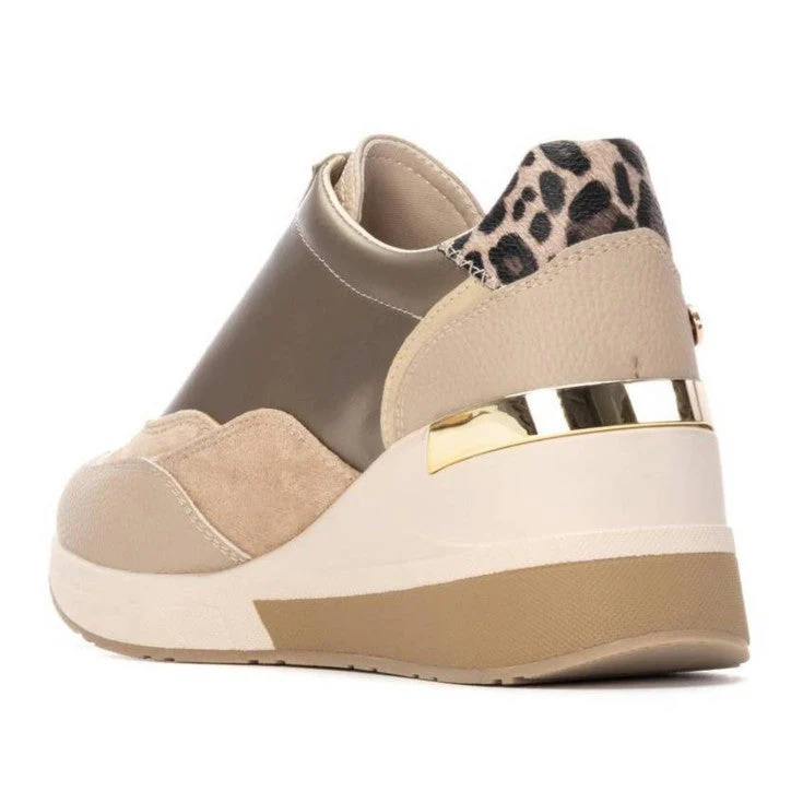 MUJER DEPORTIVA CUÑA BEIGE - Image 4