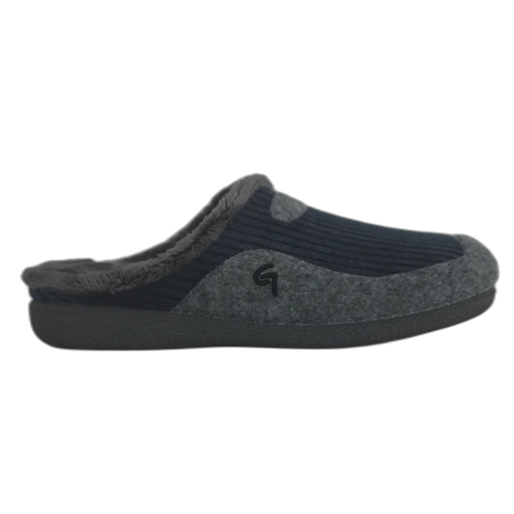 HOMBRE ZAPATILLAS DE ESTAR POR CASA FARM MARINO-GRIS