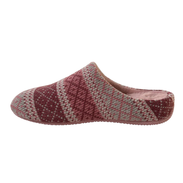 MUJER ZAPATILLAS DE ESTAR POR CASA LANA DELIRIO (ZUECO INVERTIDO) MALVA - Image 3