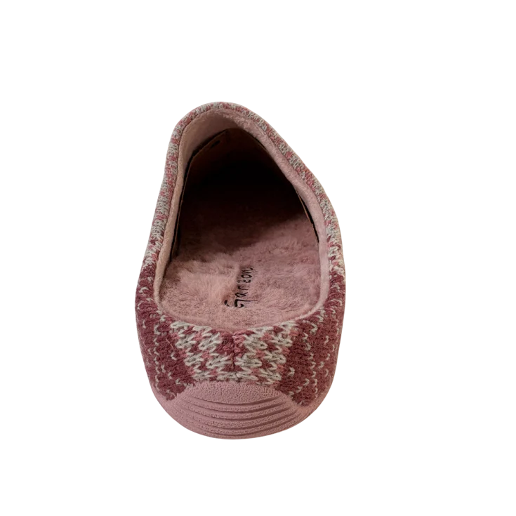 MUJER ZAPATILLAS DE ESTAR POR CASA LANA DELIRIO (ZUECO INVERTIDO) MALVA - Image 4