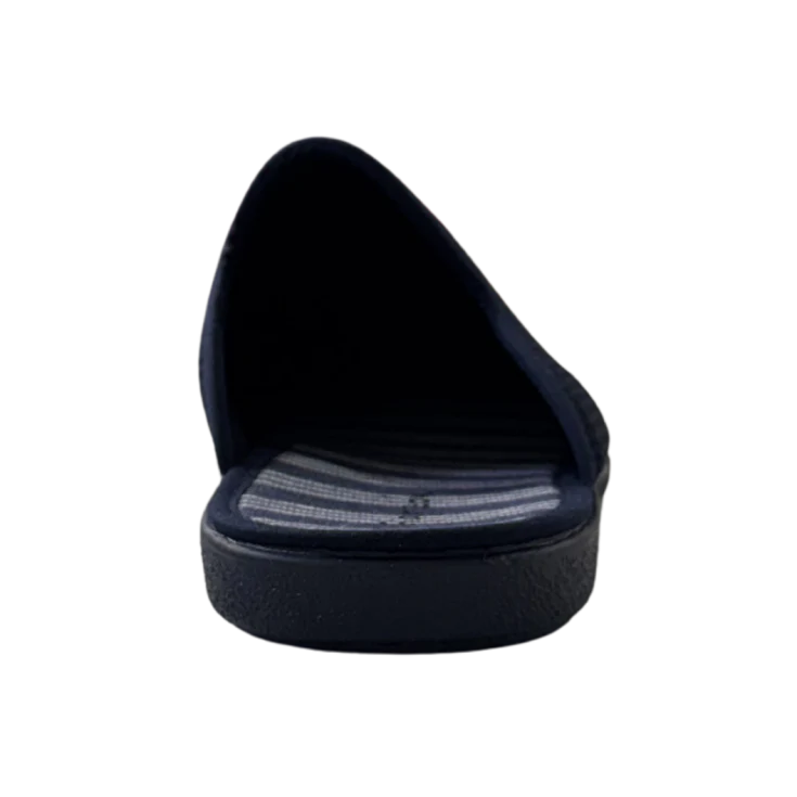 HOMBRE ZAPATILLAS DE ESTAR POR CASA LICRA TOPOS LOGO G MARINO - Image 3