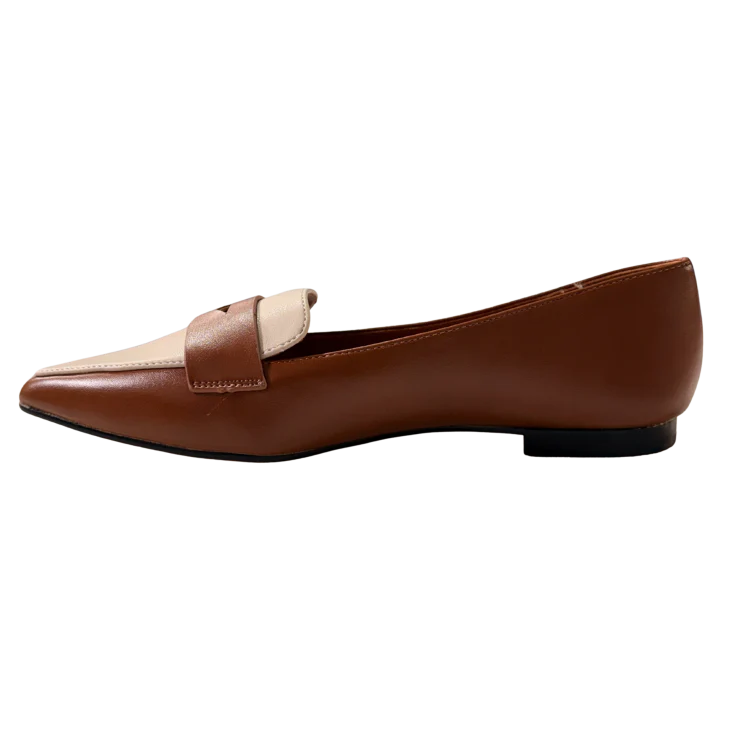MUJER MOCASIN VITARIA CAMEL/BEIGE - Image 2