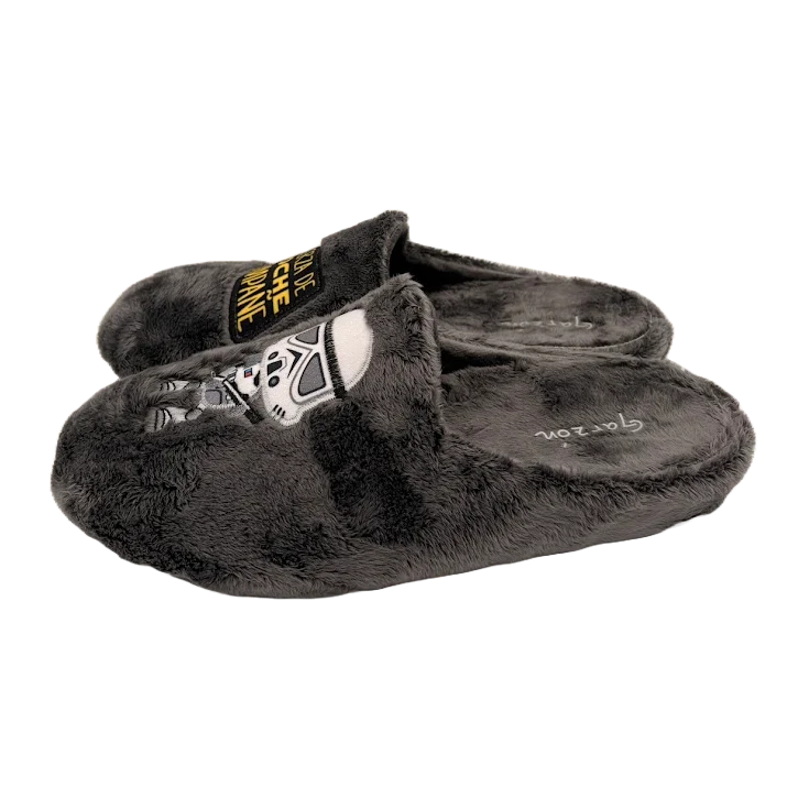 HOMBRE ZAPATILLAS DE ESTAR POR CASA MONTLIS (B. FRASE / ROBOT) GRIS OSC. - Image 3