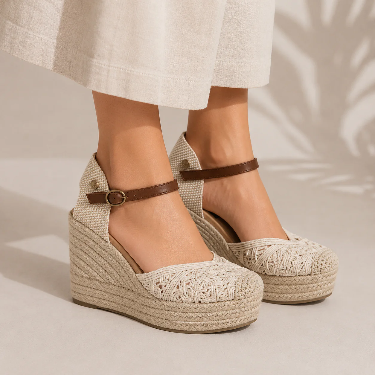 MUJER ESPARTO MARINERO BEIGE JULIA - Image 2