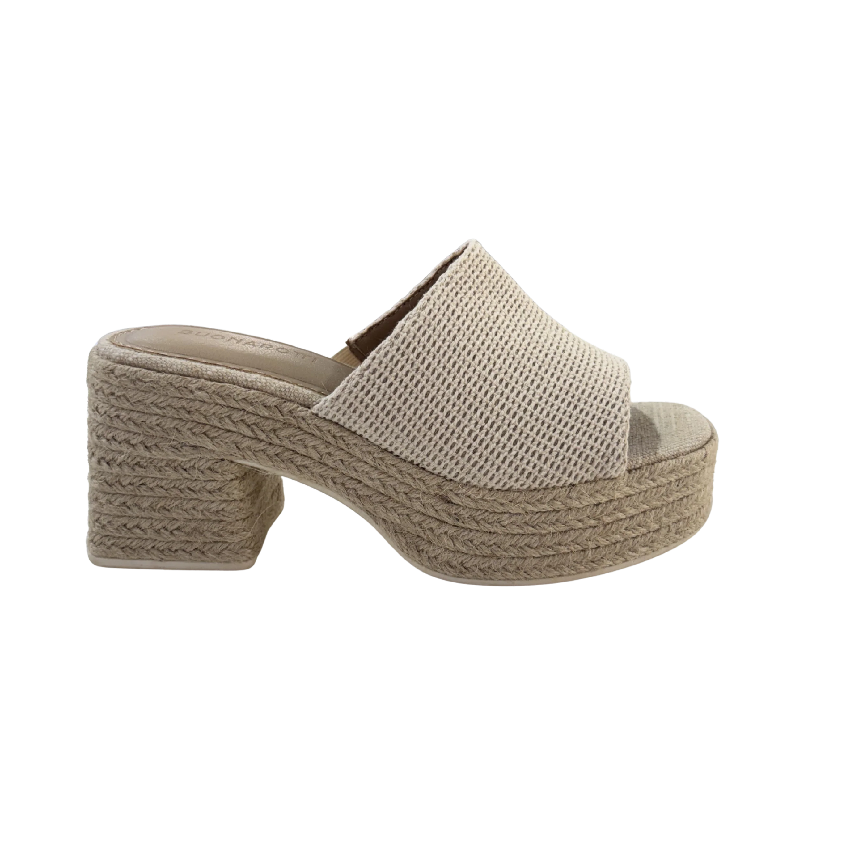 MUJER  SANDALIA BEIGE DESTALONADA - Image 3