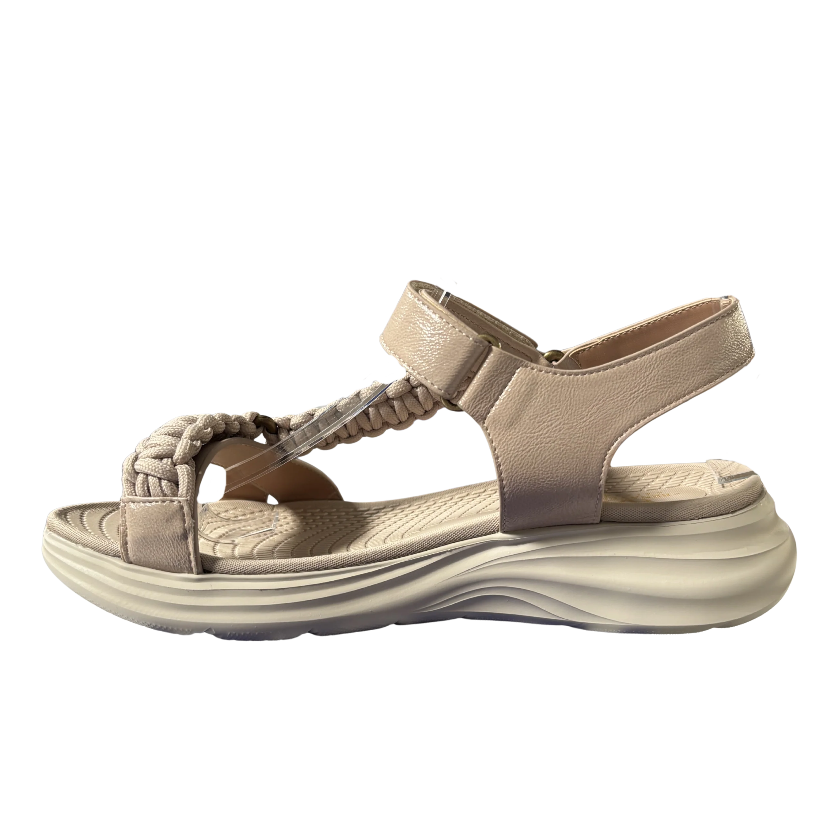 MUJER SANDALIA COMODO  BEIGE CUERDA - Image 6
