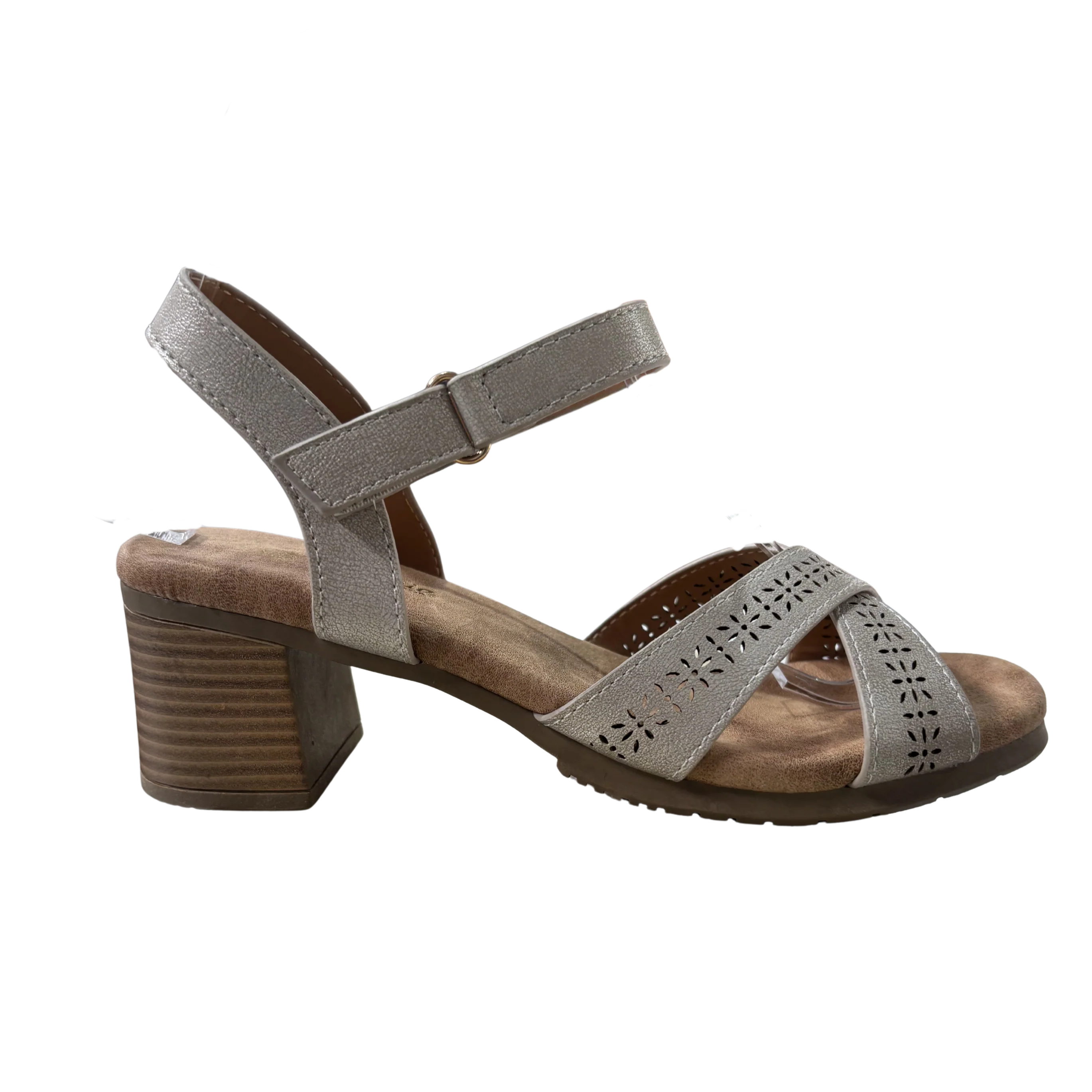 MUJER SANDALIA TACON NEREA BEIGE - Image 3