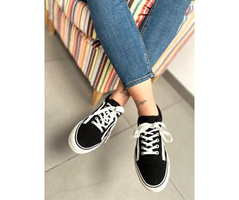 MUJER DEPORTIVA SUEDE NEGRO - Image 5
