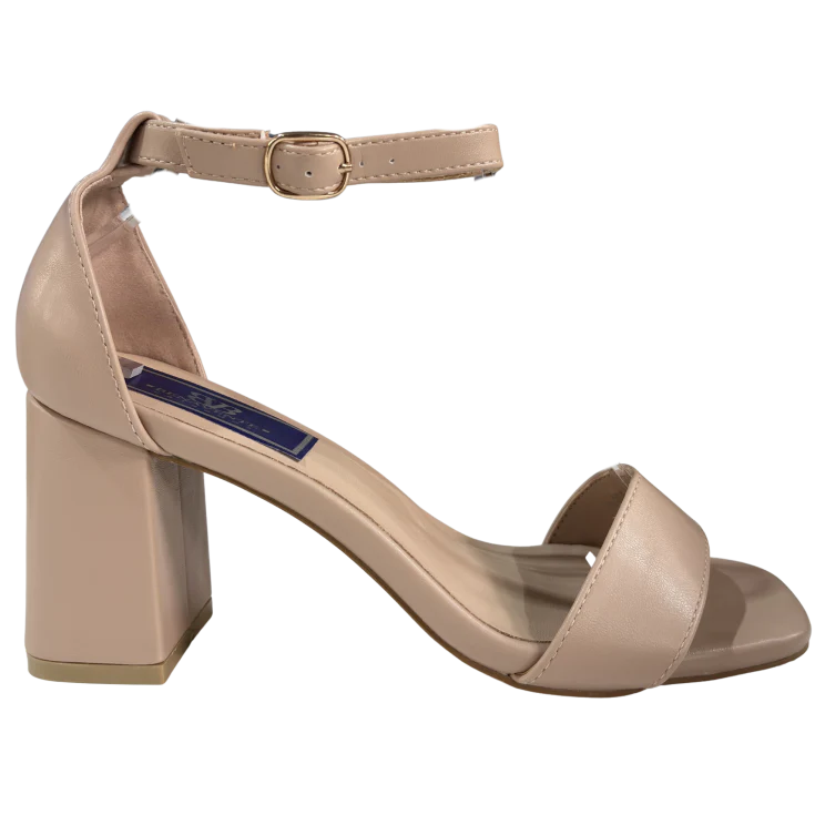 MUJER TACON SANDALIA FIESTA BEIGE - Image 3