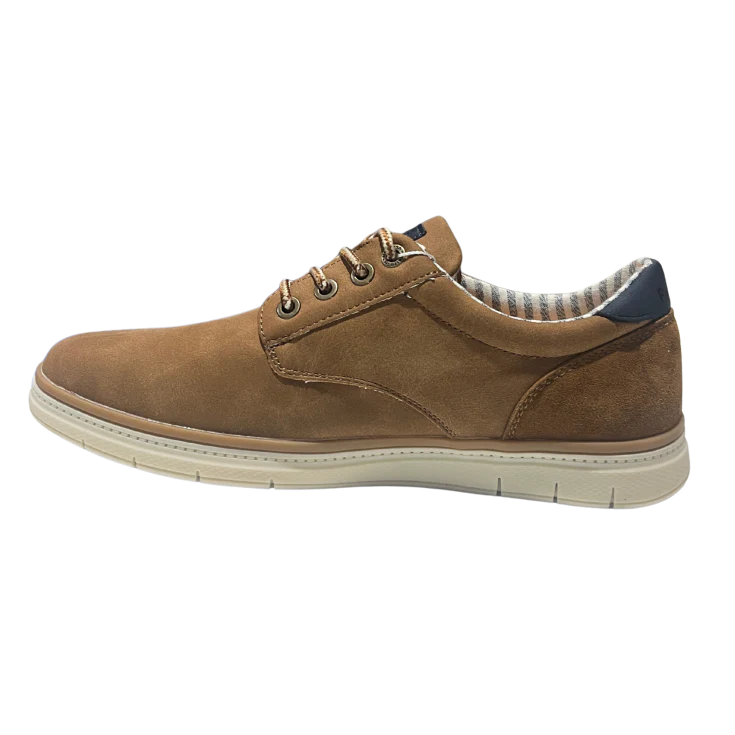 HOMBRE CASUAL ZAPATO MILAN CAMEL - Image 3