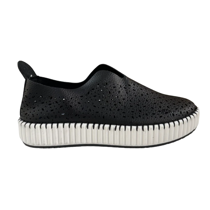 MUJER ZAPATO COMODO PLATAFORMA NEGRO ISA - Image 3