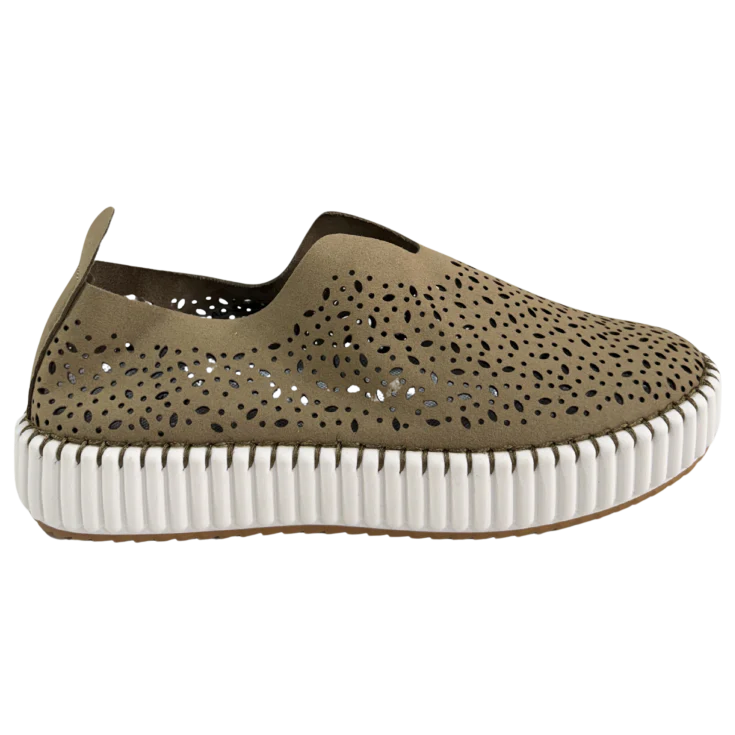 MUJER ZAPATO COMODO PLATAFORMA VERDE ISA - Image 2