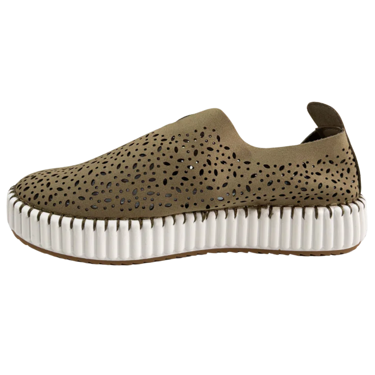 MUJER ZAPATO COMODO PLATAFORMA VERDE ISA - Image 4