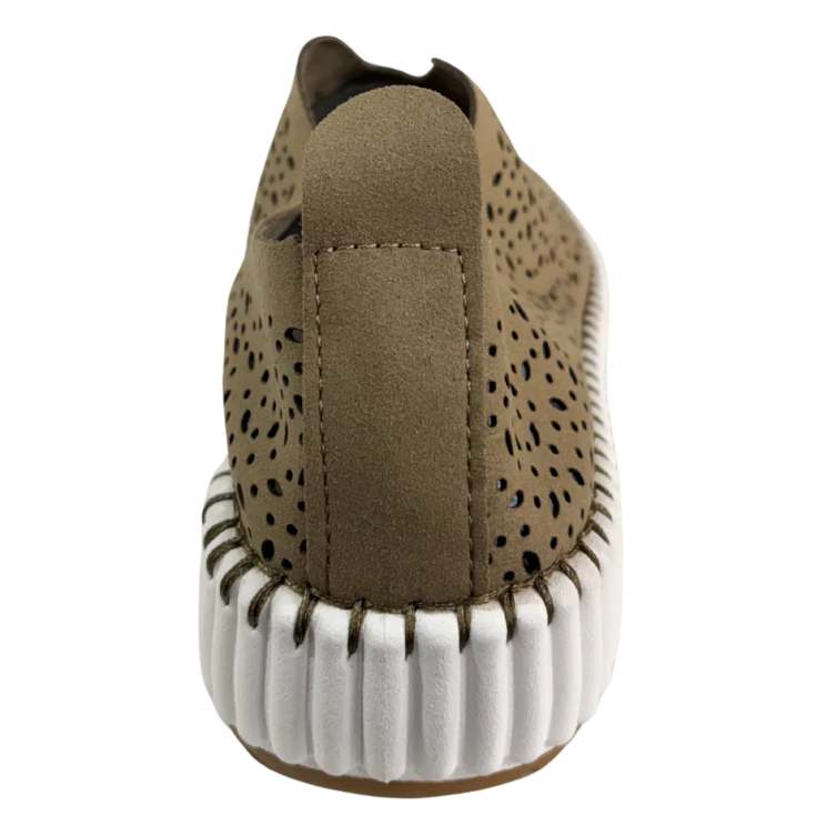 MUJER ZAPATO COMODO PLATAFORMA VERDE ISA - Image 5