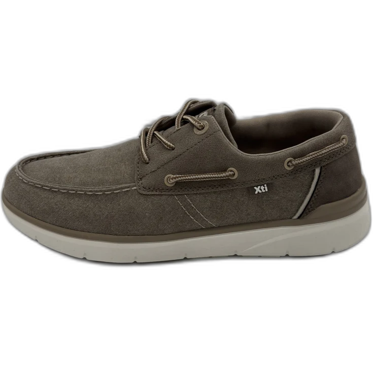 HOMBRE CASUAL ZAPATO CRO TEXTIL TAUPE - Image 3