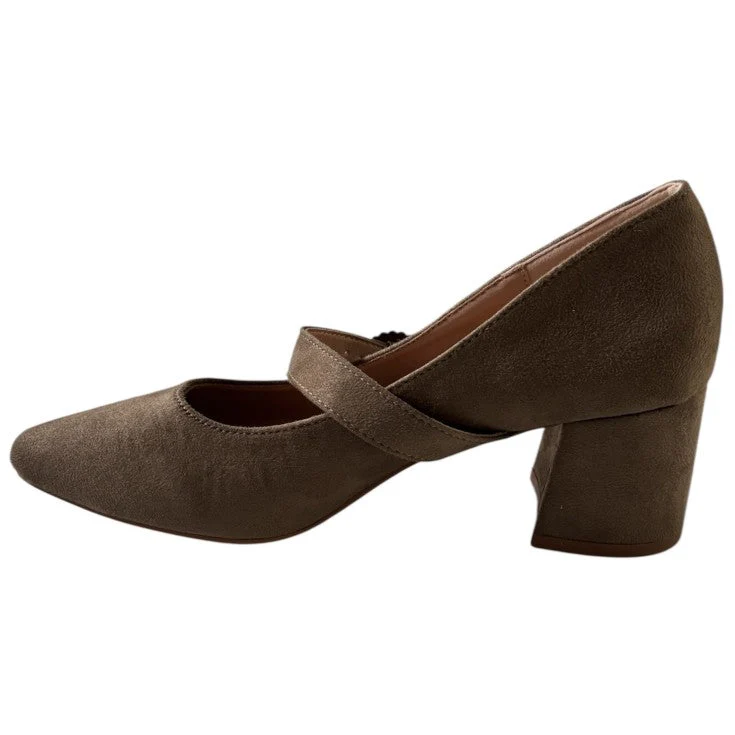 MUJER ZAPATO DE SALON EBALO TAUPE - Image 5