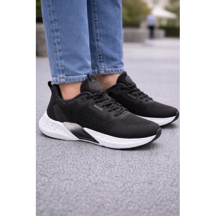 MUJER DEPORTIVA ZAPATO TEXTIL NEGRO - Image 4